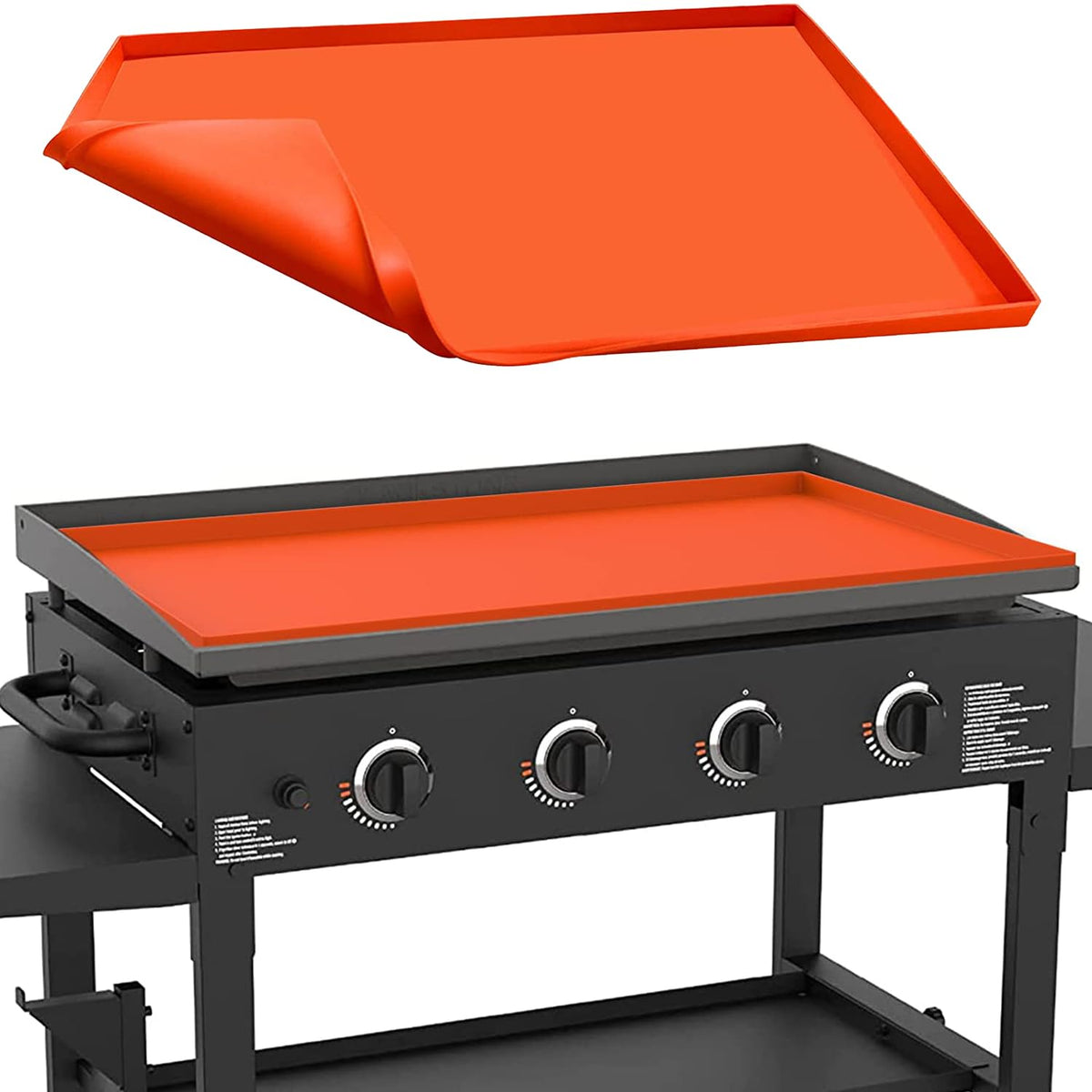 Protebox 36-inch silicone griddle mat fits Blackstone perfectly, protecting the surface.