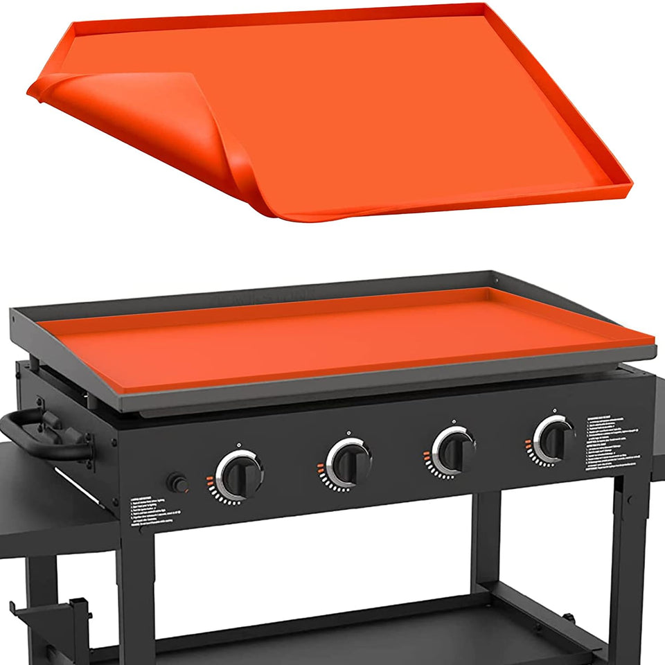 Protebox 36-inch silicone griddle mat fits Blackstone perfectly, protecting the surface.