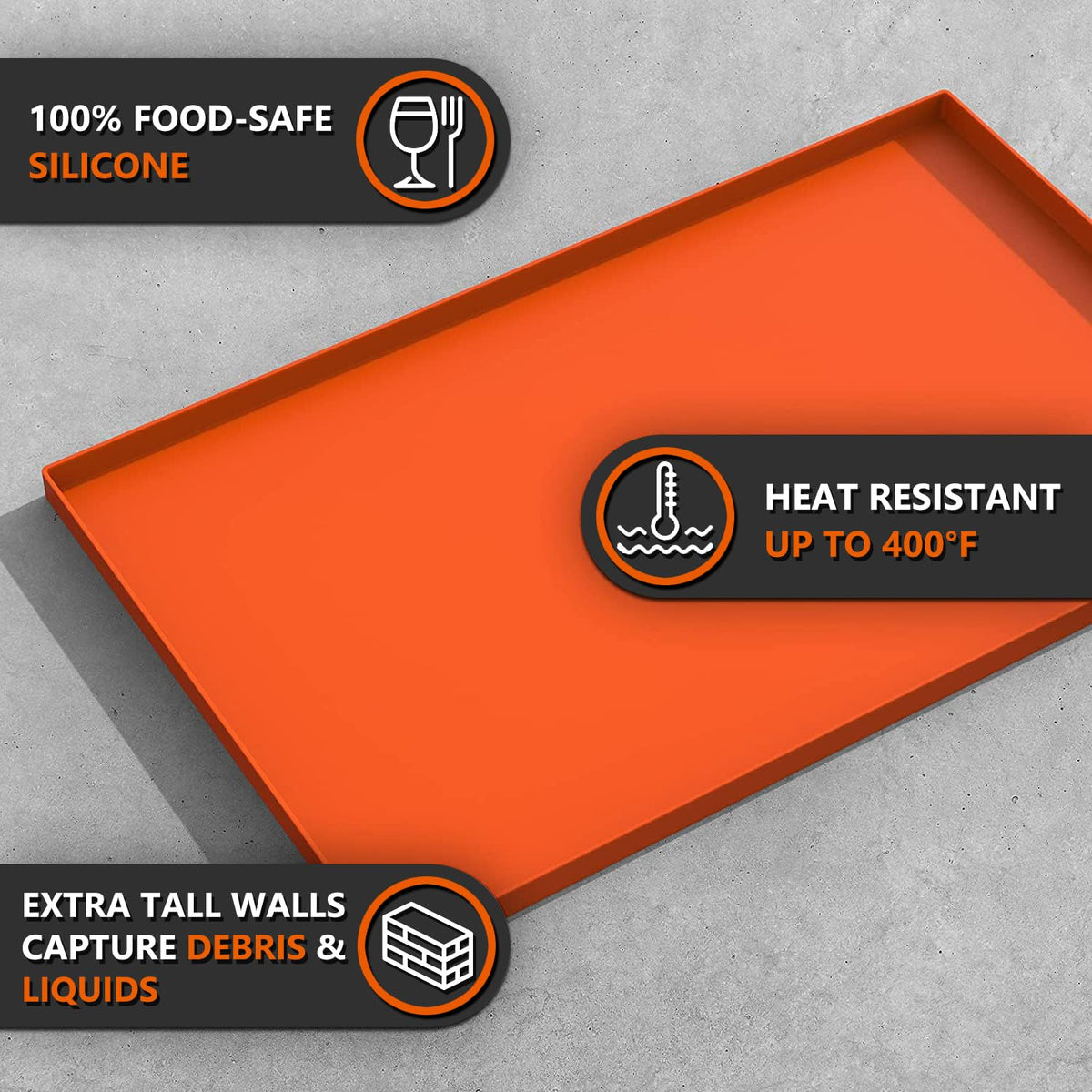 Protebox easy-clean surface makes post-cook cleanup faster and simpler.