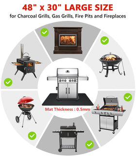 Protebox easy-clean silicone-coated surface cleans quickly after outdoor cooking.