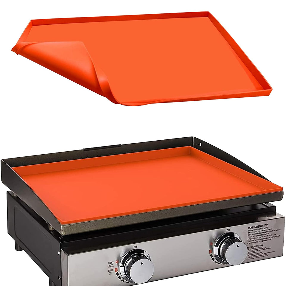 Protebox silicone griddle mat 22in fits Blackstone, preventing slips and protecting the surface.