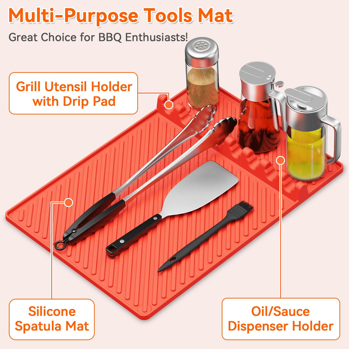 Protebox side-shelf protection guards countertops during outdoor cooking