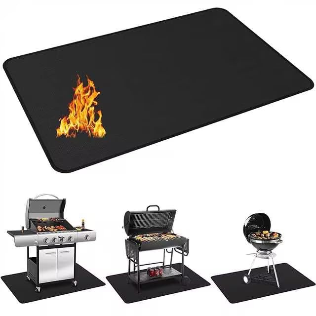 Protebox under-grill mat 48x30 large size protects surfaces from heat and stains.