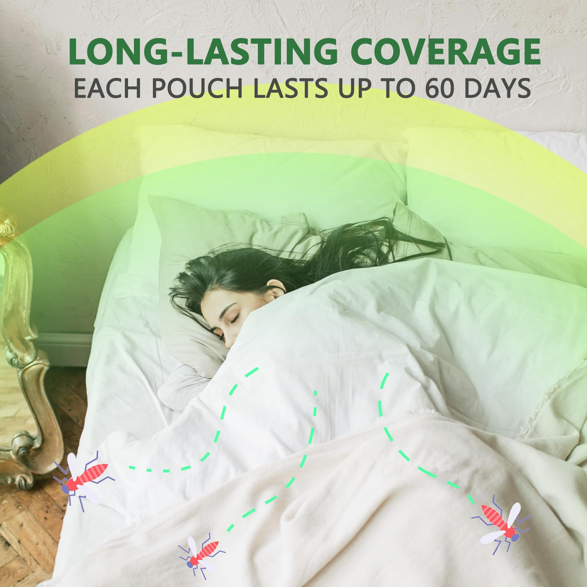 ProtecNest 60-day scent coverage per sachet supports extended outdoor enjoyment