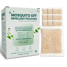 ProtecNest mosquito repellent sachets for outdoor patio with long-lasting scent protection