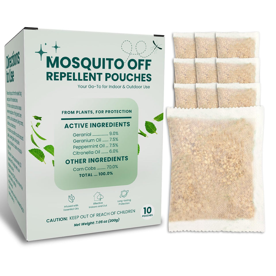 ProtecNest mosquito repellent sachets for outdoor patio with long-lasting scent protection