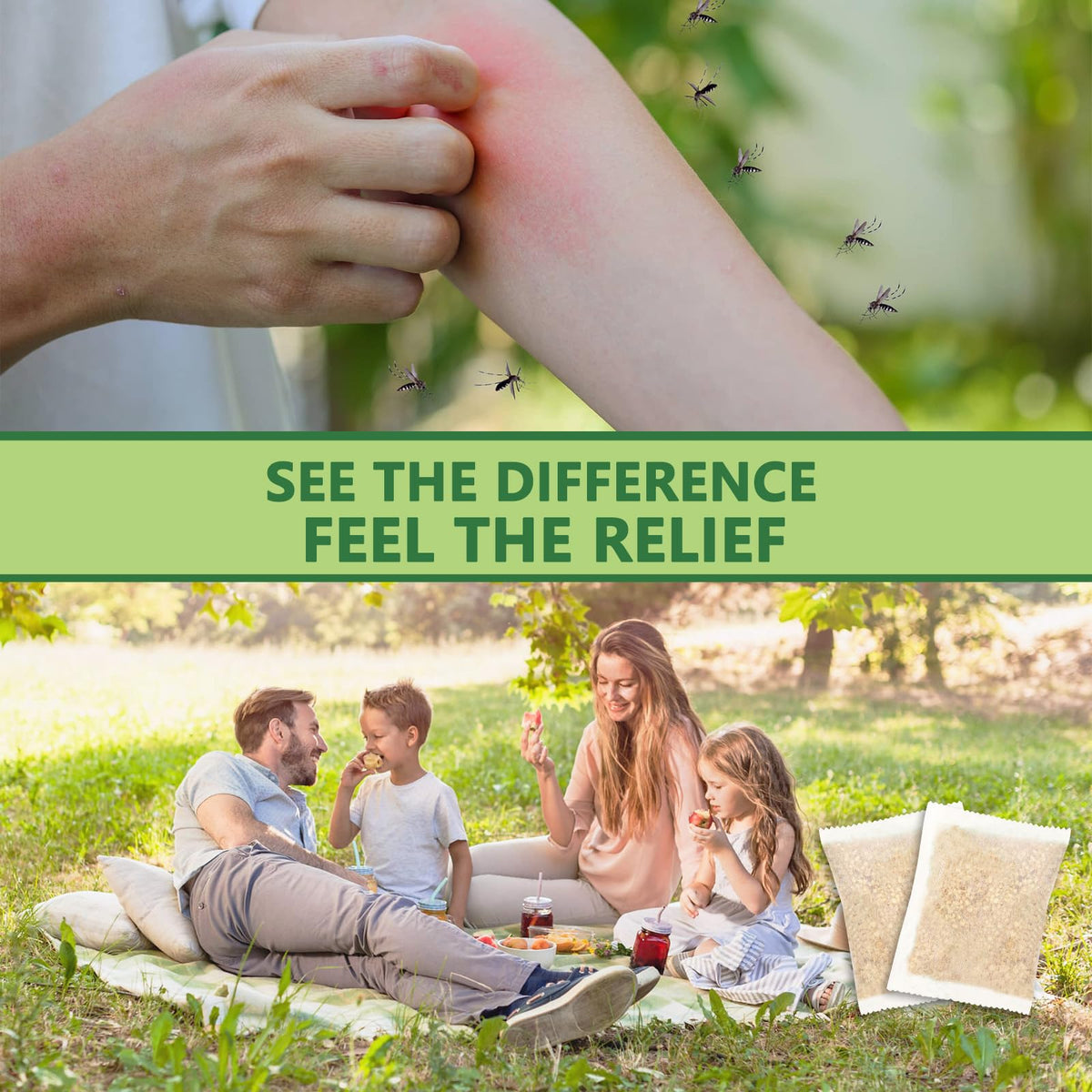 ProtecNest no-spray no-mess protection by simply placing sachets