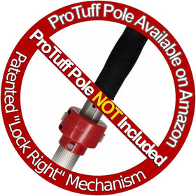 ProTuff 19.5 inch Fine Pool Net warranty seal indicating 2-year replacement.