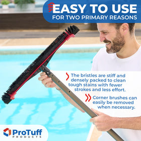ProTuff Products pole-attachment allows quick setup and use.