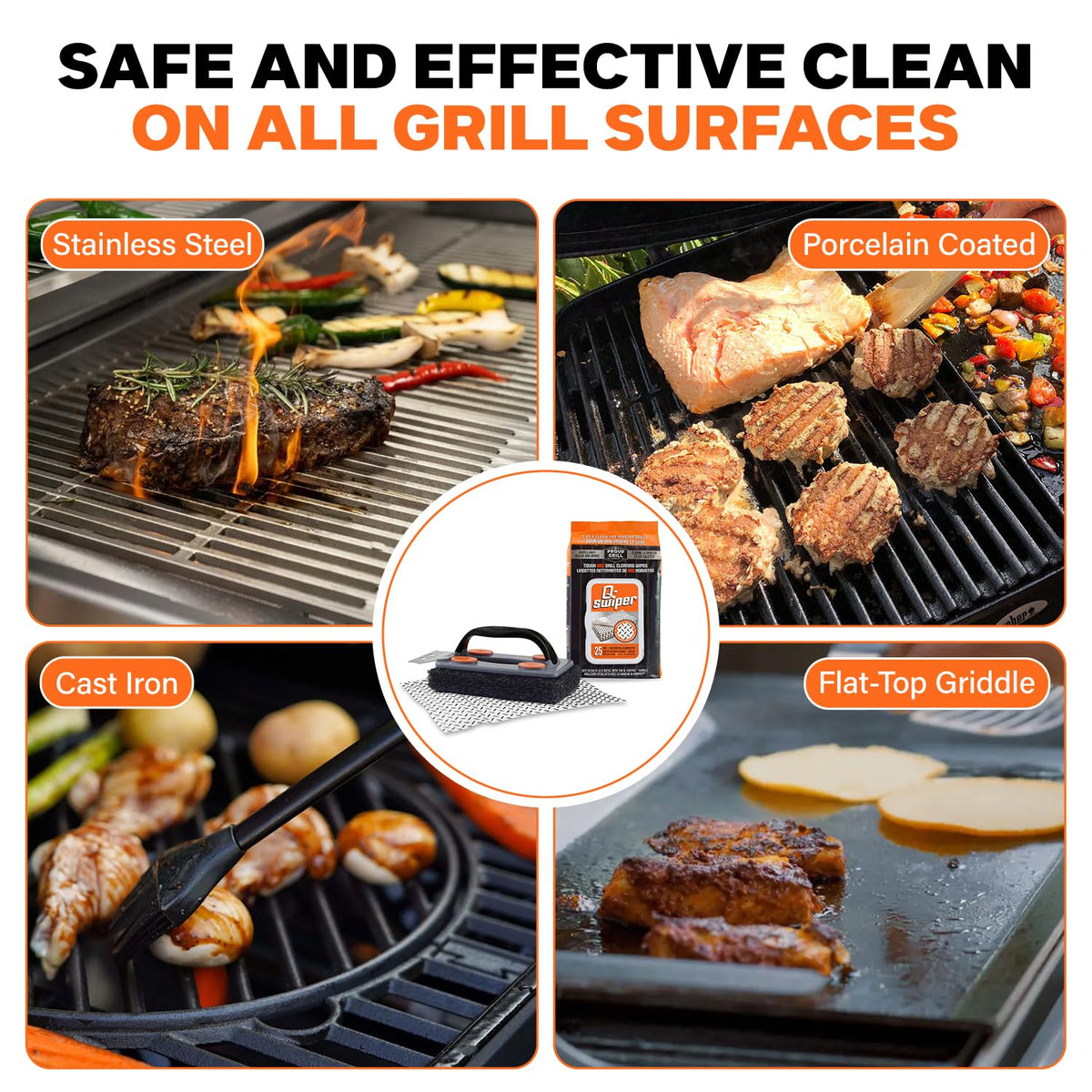 Gifting Proud Grill Q-Swiper to mom for outdoor cooking moments
