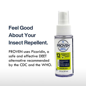 Proven Insect Repellent Spray application action repels mosquitoes and ticks for hours