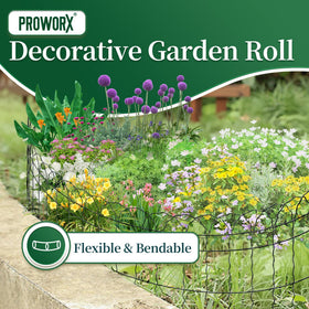 PROWORX 14-inch border height provides sturdy garden delineation.