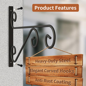 Compact 16-inch design fits common balcony and patio planter sizes.