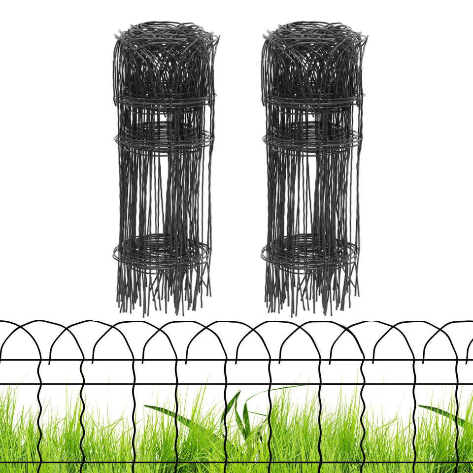 PROWORX garden fence border rolled for quick, clean edge definition in any garden.