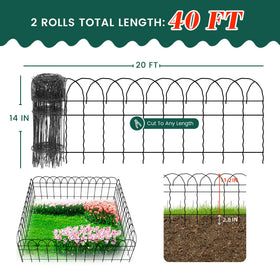 PROWORX steel border folds flat for compact storage after use.