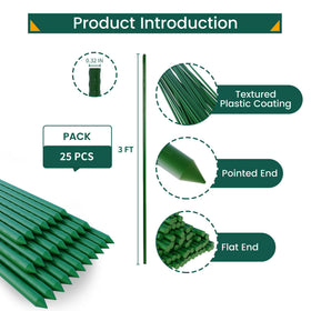 PROWORX versatile garden stake suitable for tomatoes, cucumbers, and beans.