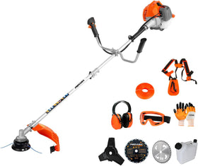PROYAMA 42-7cc weed wacker with compact engine for easy yard work.
