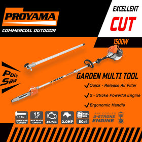PROYAMA EPA certified engine reduces emissions for cleaner yard work.