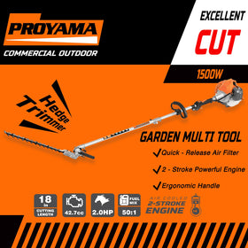 PROYAMA heavy-duty brush cutter head handles thick growth with ease.