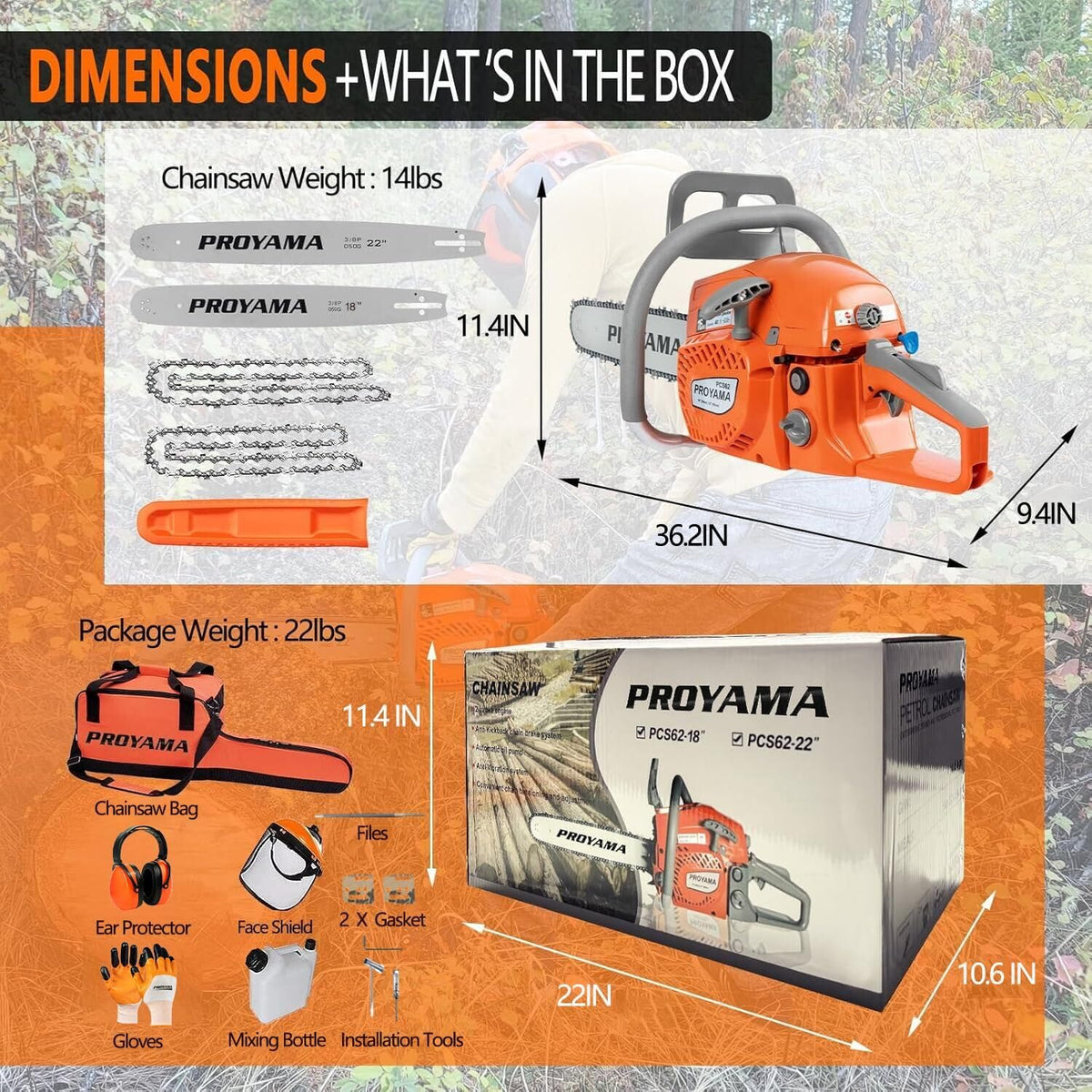 PROYAMA pruning and limbing in garden work with precise control