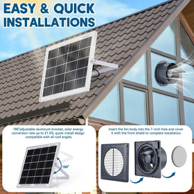 Prozilon panel cable length 16.4ft offers flexible rooftop or wall placement.