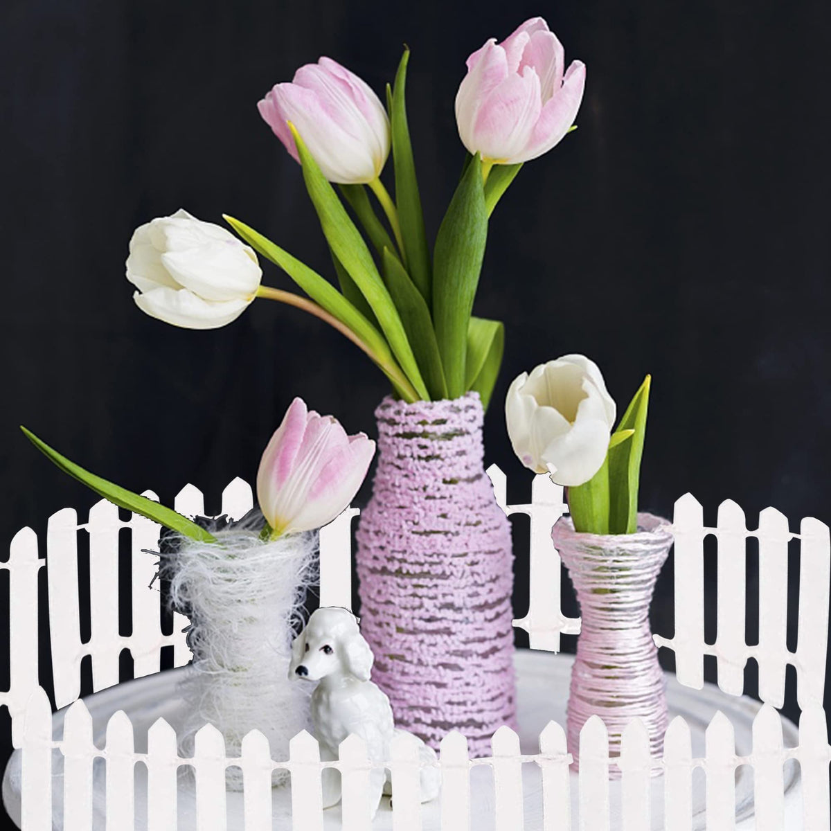 Prsildan miniature fence for DIY crafts and displays
