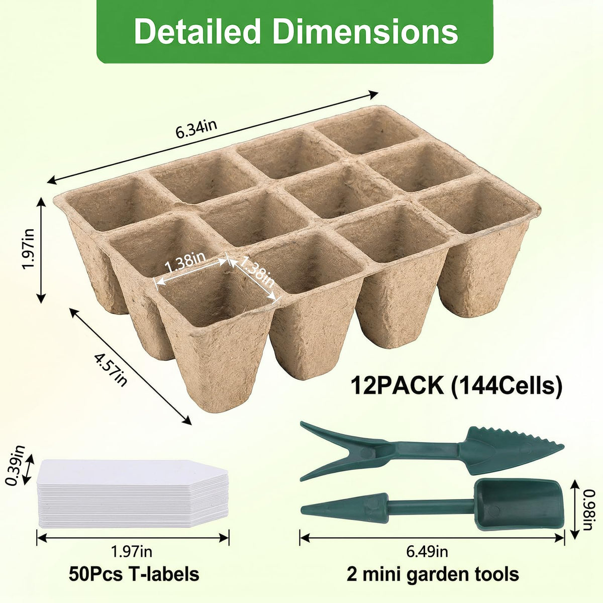 Prudiut biodegradable seed pots decompose into soil, supporting sustainable gardening