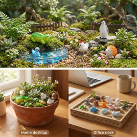 Prudiut resin snake accent for miniature landscapes