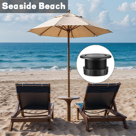 Prudiut outdoor table hole seal protects against water and debris.