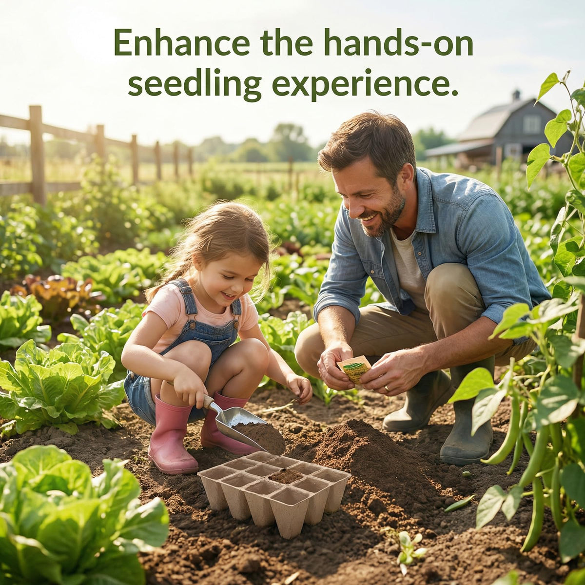 Prudiut seedling cells promote even moisture and healthy root growth