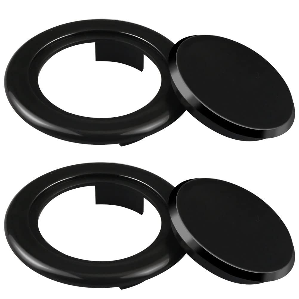 Prudiut two inch umbrella hole ring set in black for outdoor tables