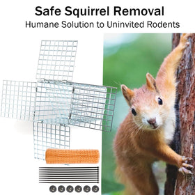 PrudoPex Humane one-way gate lets animals exit quietly and re-entry is prevented