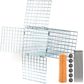 PrudoPex One Way Squirrel Door Excluder at a 4x4 opening protects attic entry