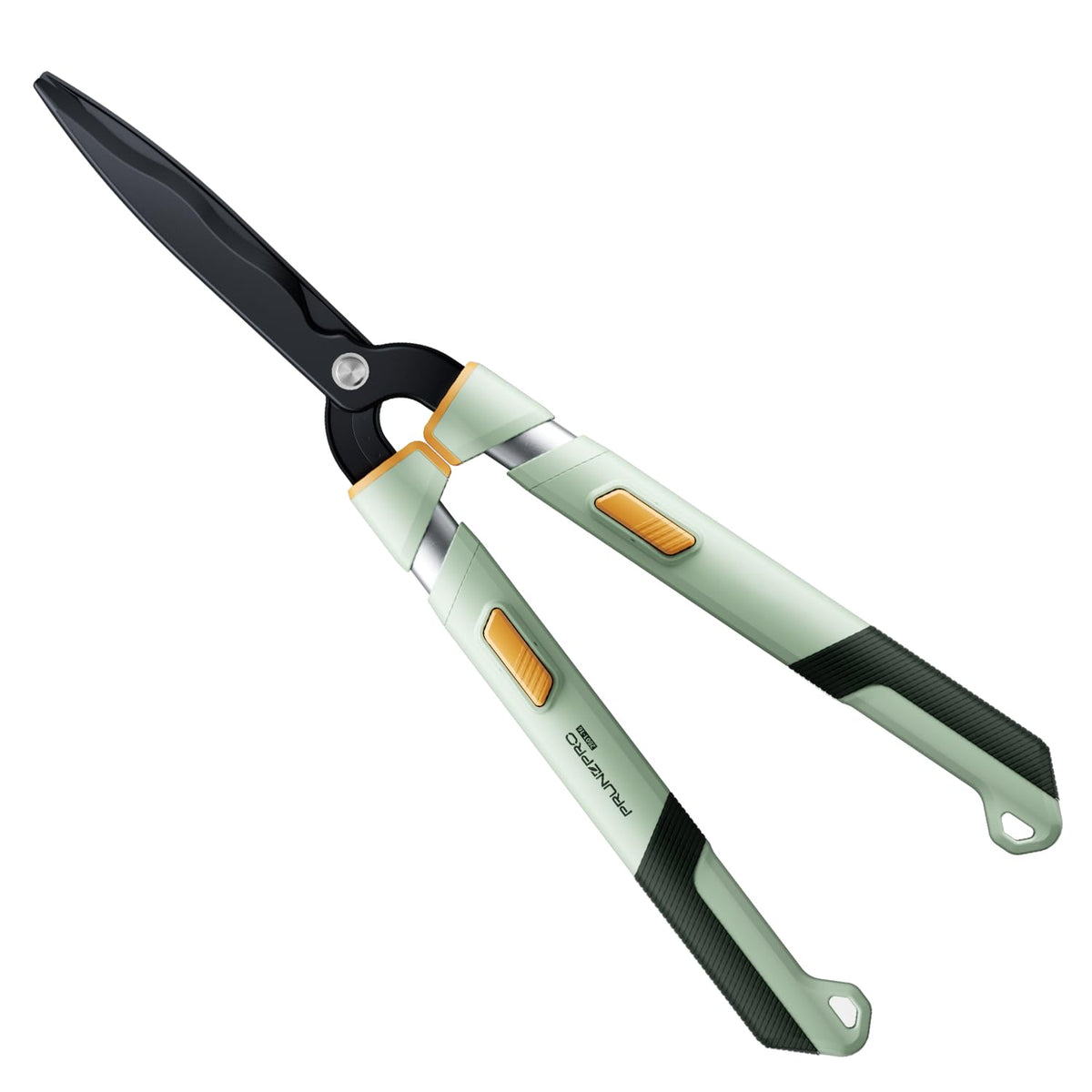 PrunePro Extendable Hedge Shears reach tall hedges from ground level for safer trimming.