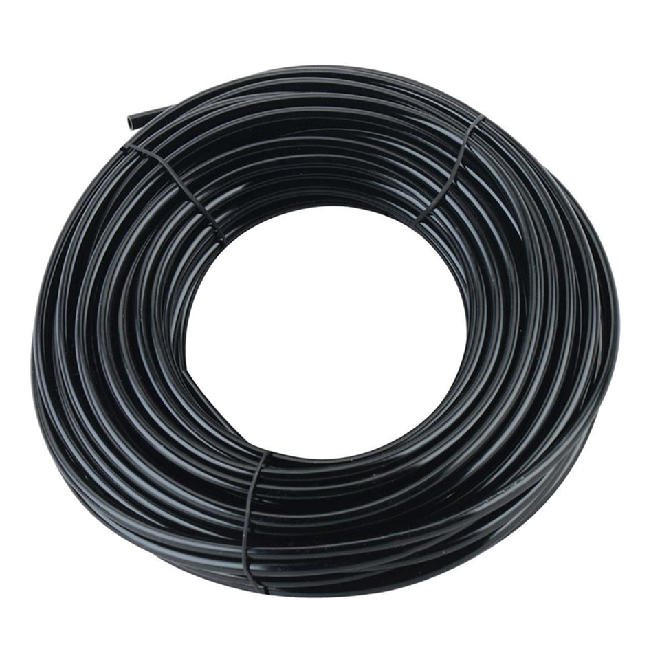 PRUNkuar 50ft drip tubing coil for easy garden setup
