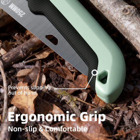 Adjustable angles help reach tight branches with ease.