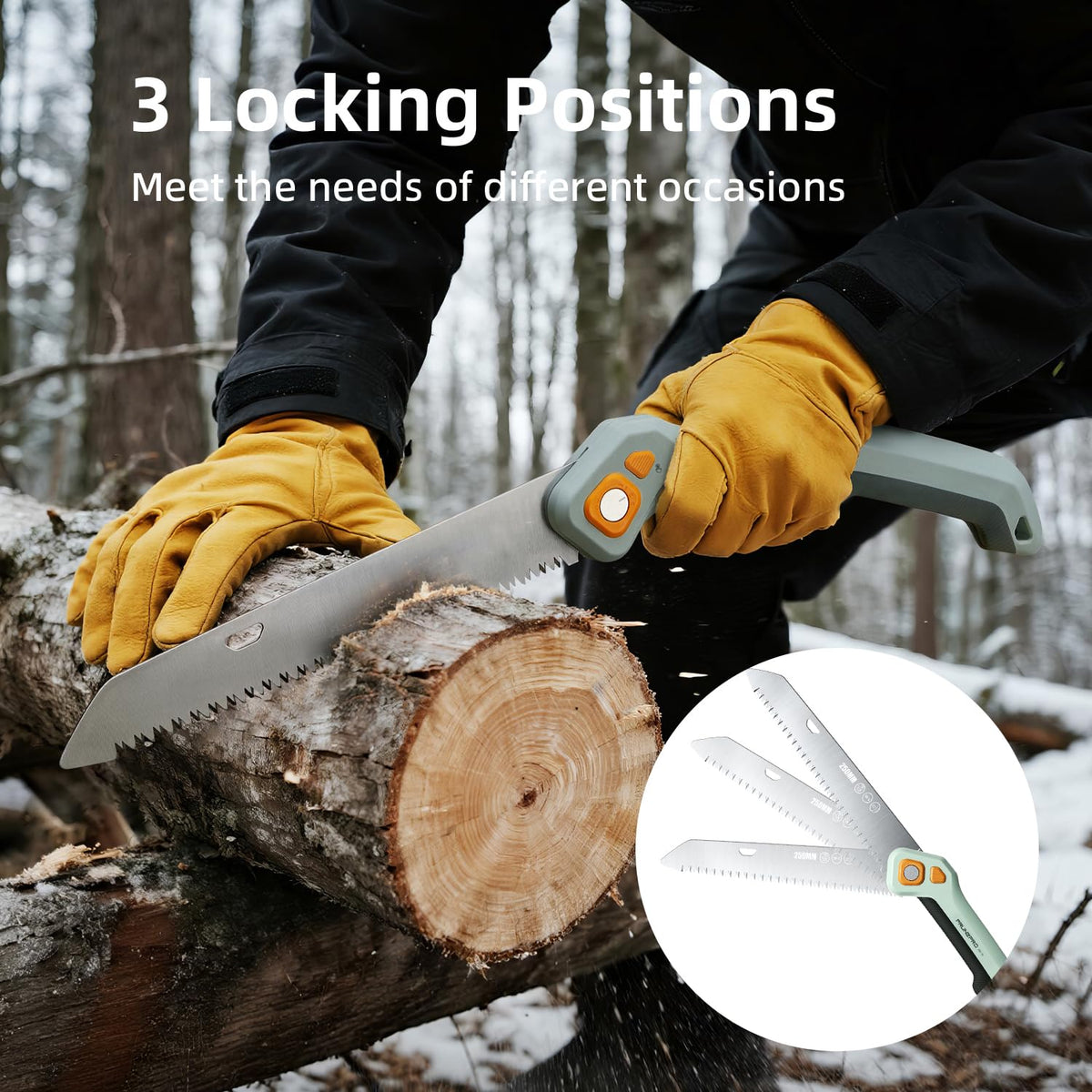 Folded compact design keeps teeth protected and your kit lightweight.