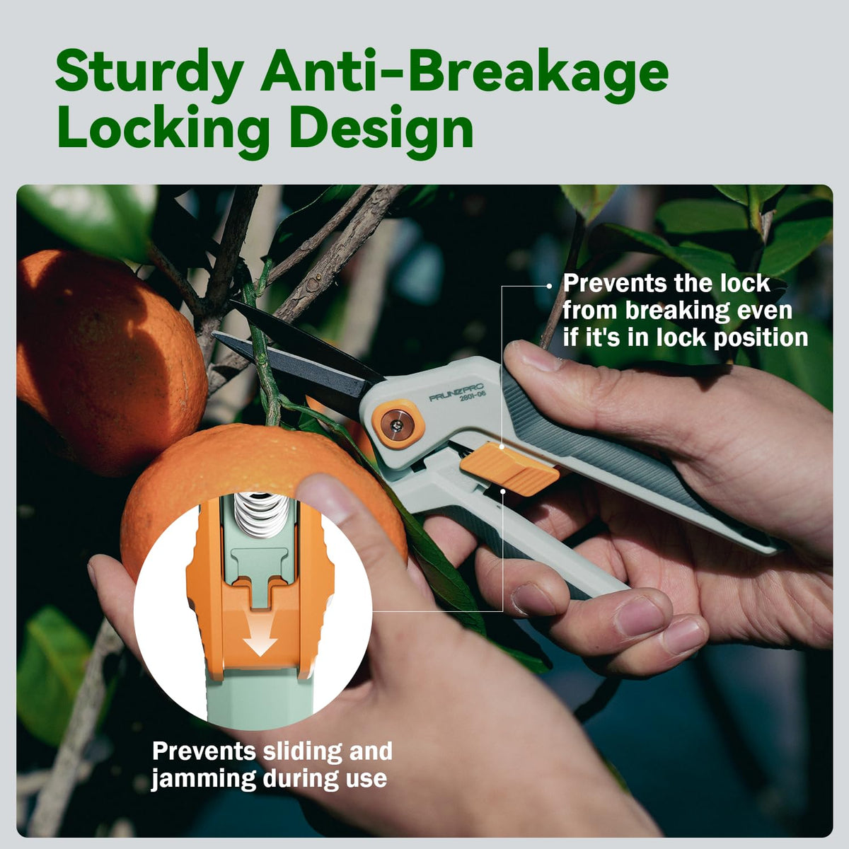 PrunePro micro-tip snips for precise trimming in tight spaces
