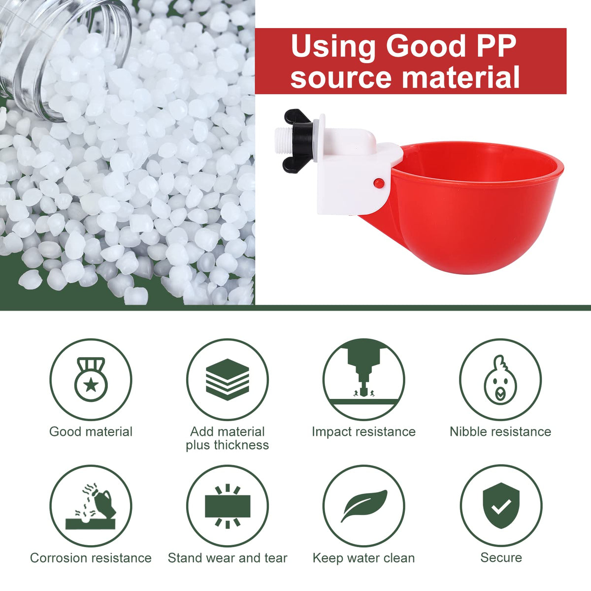  Psarnuk chicken waterer cups installation step demonstrates bucket hole drilling