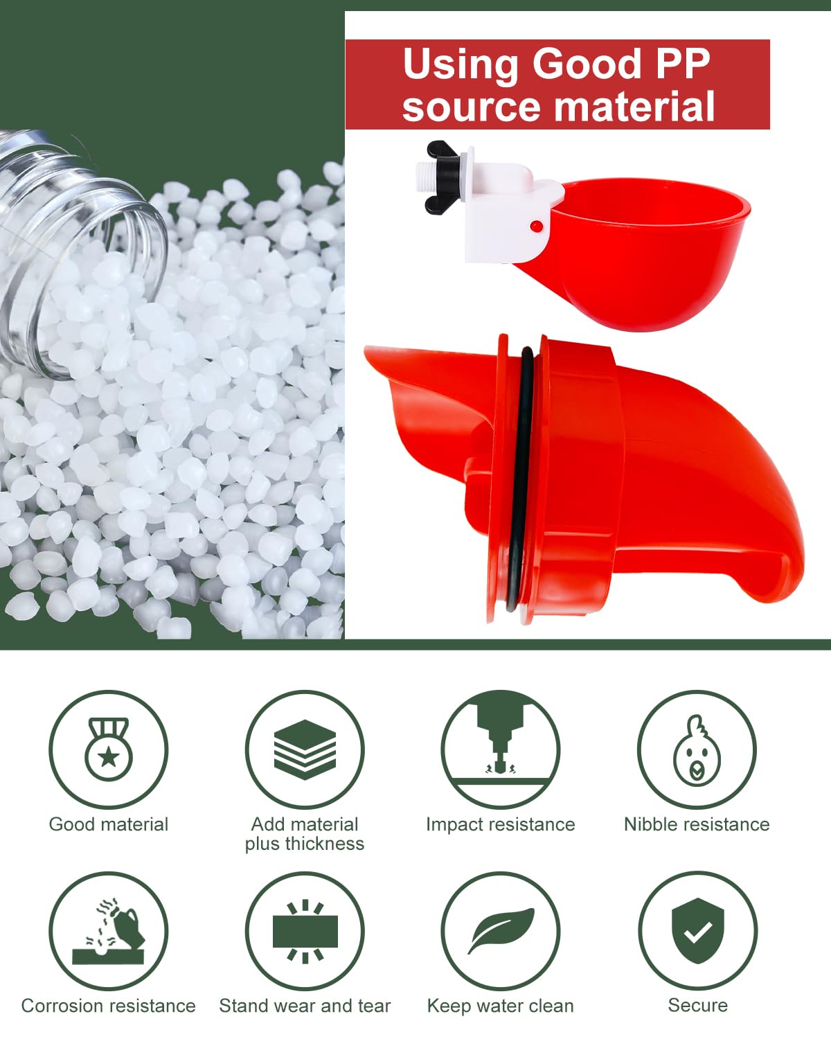 Psarnuk complete kit includes cups feeders drill bit and manual