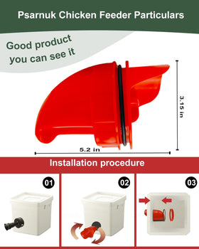 Psarnuk premium PP material ensures durability and easy cleaning