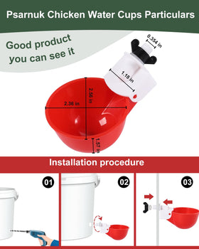 Psarnuk wide compatibility with buckets and drums for flexible setups