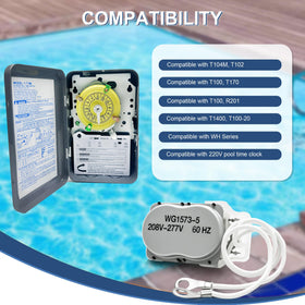 Back label of Pschimit.W WG1573-5 motor confirms compatibility details