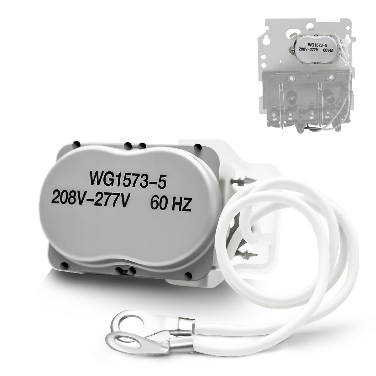 Pschimit.W WG1573-5 pool timer motor front view highlighting compact design for reliable timing