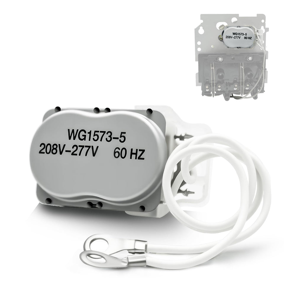 Pschimit.W WG1573-5 pool timer motor front view highlighting compact design for reliable timing