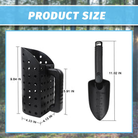PSEBAY heavy-duty digging trowel designed for beach treasure hunting.