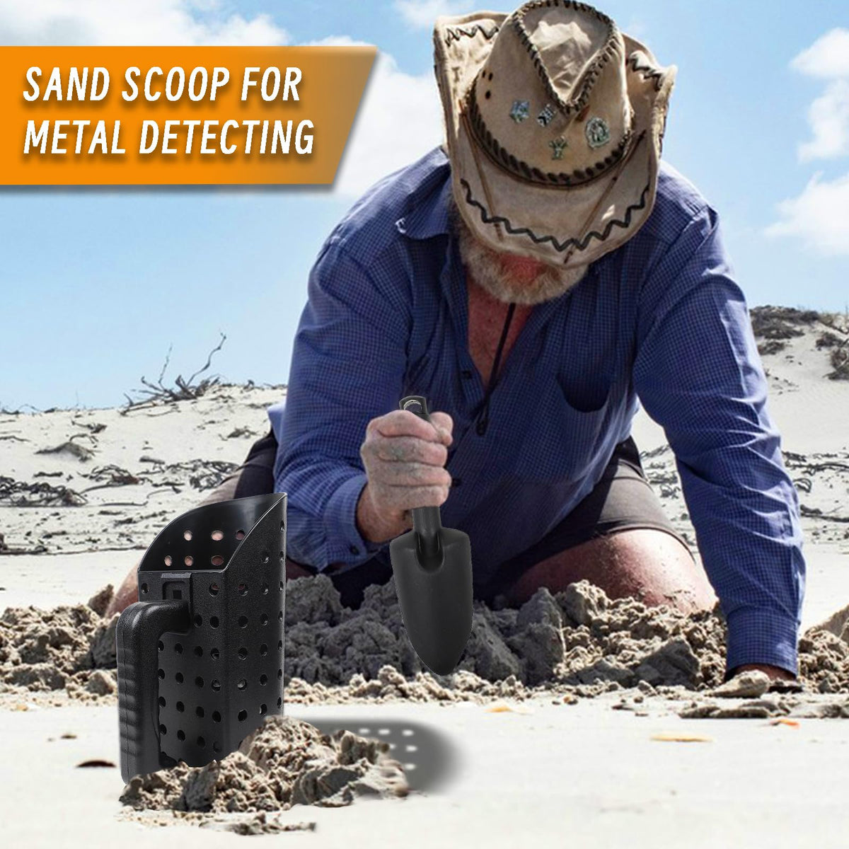 PSEBAY portable treasure kit simplifies beach detecting.