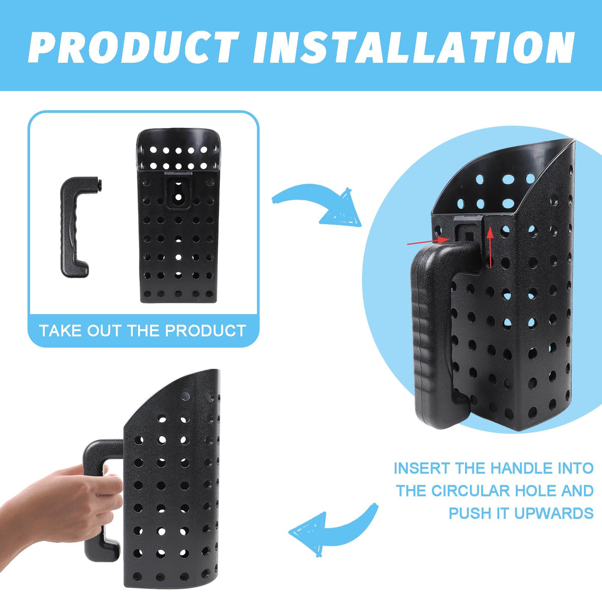 PSEBAY sand sifter holes help separate sand for coins.