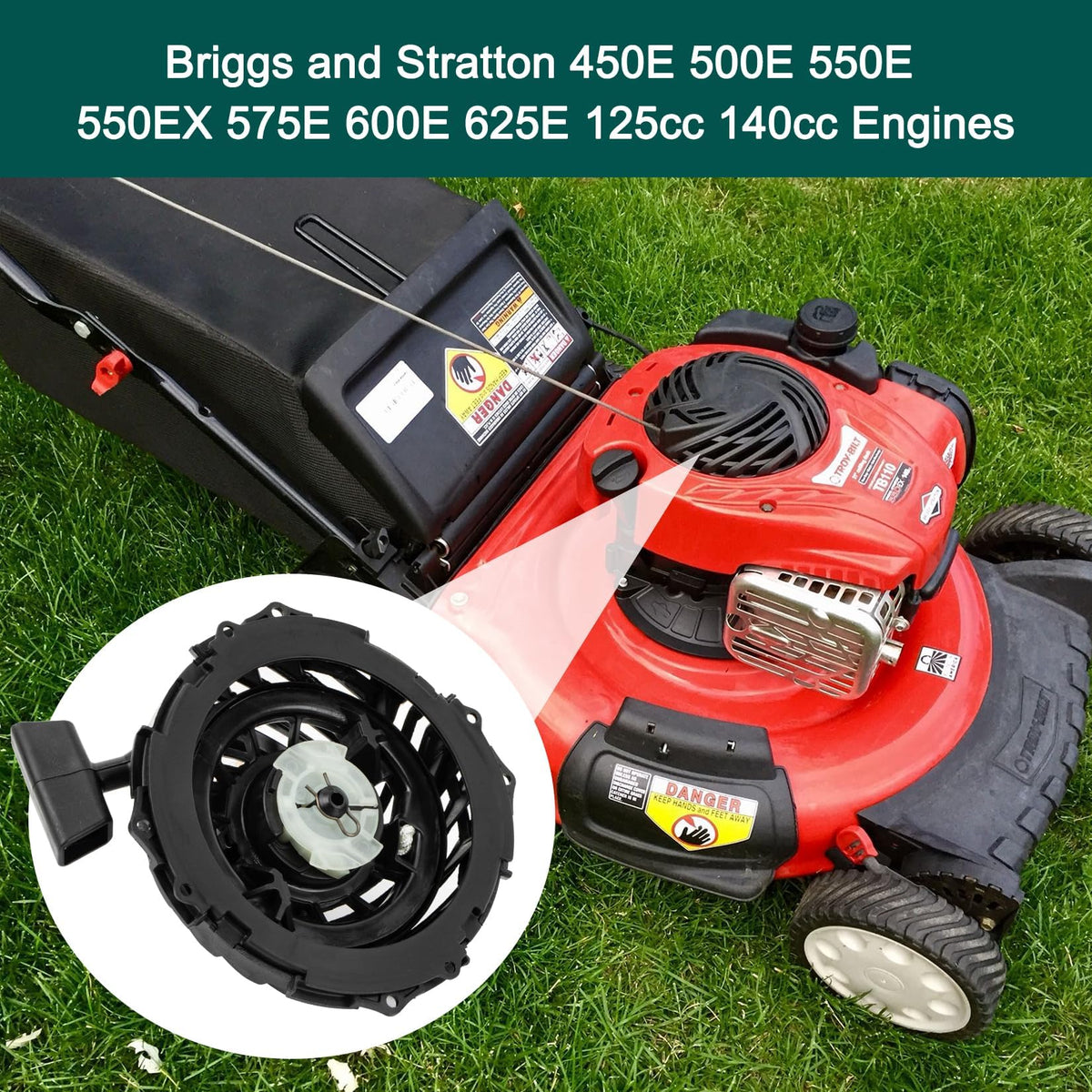 PSLER pull-start for Troy-Bilt TB110 TB200 improves first-pull reliability.