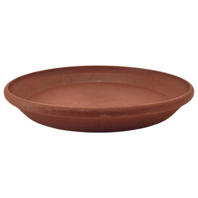 PSW Pot Collection AP30TC 12-inch drillable terracotta saucer protects surfaces by catching excess water.